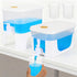 Wenceda 2 Pcs Laundry Detergent Dispenser, 1.32 Gallon Liquid Soap Dispenser with Faucet,