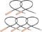 uxcell 5 Pcs 5K NTC Thermistor Probe, 15.7 Inch Copper Temperature Sensor for Air Conditioner