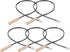 uxcell 5 Pcs 5K NTC Thermistor Probe, 15.7 Inch Copper Temperature Sensor for Air Conditioner