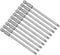 uxcell 10 Pcs 4mm Slotted Tip Magnetic Flat Head Screwdriver Bits - 1/4 Inch Hex Shank, 4-inch Length S2 Power Tool
