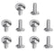 MroMax M4 x 10mm Machine Screws, Phillips Cross Round Head Screw, 304 Stainless Steel Fasteners, 10pcs