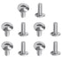 MroMax M4 x 10mm Machine Screws, Phillips Cross Round Head Screw, 304 Stainless Steel Fasteners, 10pcs