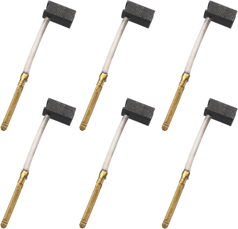 445861-03 445861-25 Carbon Brush Set for DeWalt Porter Power Tools, 6pcs for DW160 DW402 D26450