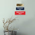 Standard EMPLOYEES ONLY Sign, Blue, Large (1 Pack)