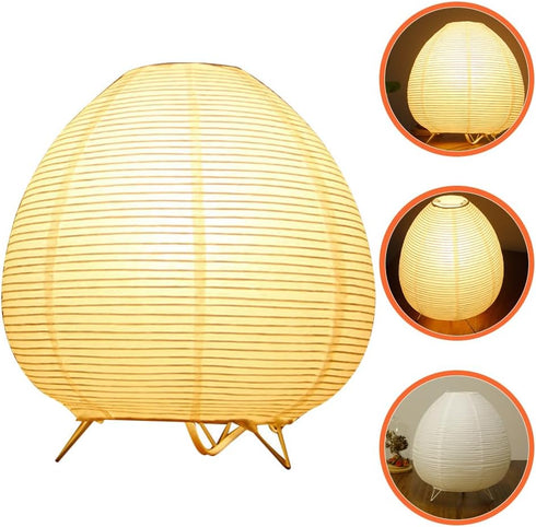 Rice Paper Lamp Bedside Light Kids Paper Small Night Light Bedroom Lantern Us Plug Lamp Shade Lamps Table Modern Modern