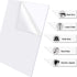 YSTIME 8" x 12" Clear Acrylic Sheet, Plexiglass Plastic for Crafts, Pack of 2 with Protective Paper