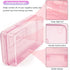 Pencil Box, Large Capacity Plastic Pencil Case for Kids, Girls, Boys, Adults, Hard Crayon Box Storage