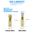 Glarks 100pcs Fully Insulated Female/Male Spade Nylon Heat Shrink Waterproof Quick Disconnect Electrical Crimp