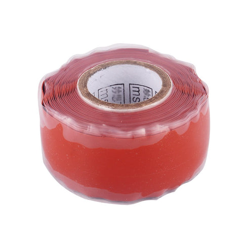 Self Fusing Silicone Tape, Self Adhesive Rubber Repair Tape for Bonding Wire, Hose, Electrical Tape, Red