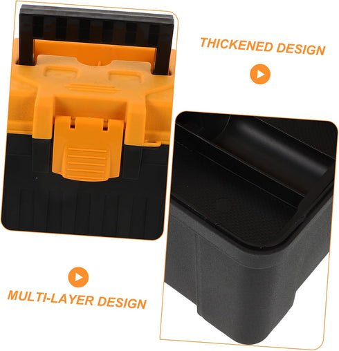 2pcs Toolbox Homoyoyo Portable Multi Tool Storage Box Versatile for Home and Outdoor Use Lightweight Design Handle