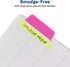 Avery Margin Ultra Tabs, 2.5" x 1", 2-Side Writable, Assorted Neon Colors, 48 Repositionable Page Tabs (74865)