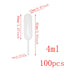 4ml Pipette 100PCS Disposable Plastic Squeeze Transfer Droppers for Liquid Injectors, Chocolate, Ice Cream, Cupcakes