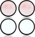 Quilax 4Pack Office Desk Mirror, Adjustable Desk Mirror Office Cubicle, 2Stick-On Monitor Mirrors