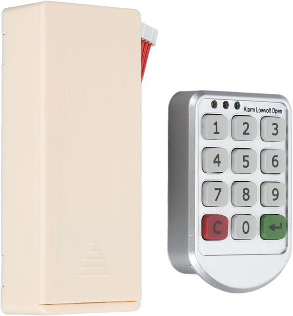 Digital Electronic Coded Lock Keyless Entry Cabinet Password Lock Keypad Lock for Wardrobe Shoe Cabinet Bedside Table