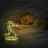 3D Baseball Man Night Light for Kids for Teens Boys Girls Birthday Christmas Gift,with Smart Touch and Remote