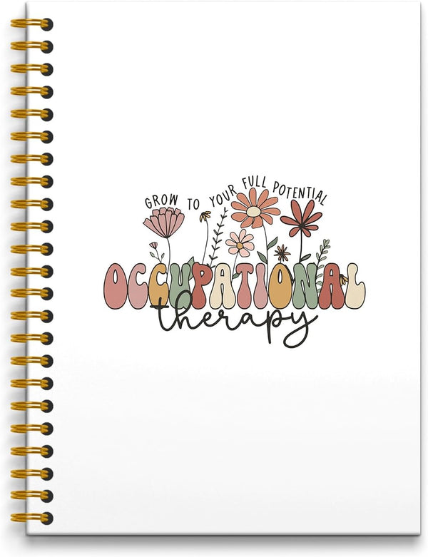 Occupational Therapy Spiral Notebook, 5.5×8.3, 160 Pages, Occupational Therapist Gifts