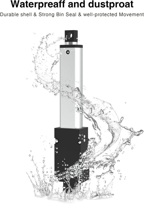 125mm 40N Mini Electric Linear Actuator, 12V Actuator with Brackets for Robotics & Home Automation