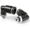 TAILONZ PNEUMATIC Male Elbow 4mm Tube OD x M5 Thread 90 Push to Connect Fittings (Pack of 10)