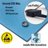 Alphastat Table Mat Grounding Kit - Universal Snap Kit with 15' 1 Meg Male Low Profile Ground Cord