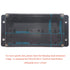 Zulkit Junction Box, ABS Plastic Dustproof Waterproof IP65 Electrical Boxes Project Enclosure, Black (Pack of 2)