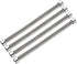 uxcell Corrugated Stainless Steel Flexible Water Line | 11.8inch Long G1/2 Female Threaded Connector with Washer, 4pcs