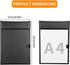KINGFOM PU Leather Hardboard Clipboard, Magnetic Clip A4 Letter Size with Pen Holder for Nurses, Students, Teacher