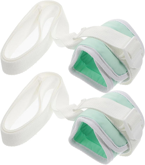 4pcs Healifty Padded Limb Straps for Patient Safety Wrist and Ankle Bundling Belt Comfortable and Breathable Design