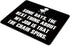 Smooffly Funny Quotes Mouse Pad, Non-Slip Rubber Gaming Mousepad, The Best Thing About My Job is That The Chair Spins
