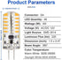 Welitesim 6pcs LED Bulb, Bi-Pin Base Lights, 3W AC/DC 12V, Warm White 3000K, G4 Bulb for Outdoor Lighting