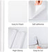 TANONE Glossy White Contact Paper, 17.7" X 118" Waterproof Peel and Stick Wallpaper for Cabinets, Pure White