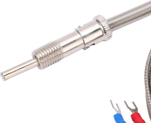 K Type Thermocouple Probe, Shielded Wire Probe for Industrial Temperature Sensing (5m)