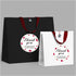 Jxuane 200 1.5 Inch Pcs Thank You Labels, Red Heart Pattern Thank You Stickers for Small Business, Self-Adhesive