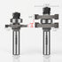 Set 1/2 Inch 7/32" 3/8" Pro Adjustable Tongue and Groove Router Bit Shank, T Shape Wood Milling Router Bit for Match
