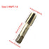 1/16", 1/8", 1/4" NPT Pipe Tap Set, 3Pcs Carbon Steel Cutting Tools for Mechanics DIY Thread Cutting