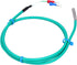 K Type Thermocouple, Silicone Temperature Sensor with Soft Cable, Green 5x30mm Stainless Steel Probe