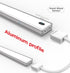 10 Inch 3 Dimmable 4000K Counter Leetdud Hand Wave Under Cabinet LED Lighting Plug in, Pcs Linkable Ultra Thin Aluminum
