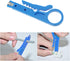 E-outstanding Mini Wire Stripper 3PCS Portable Crimping Tool for UTP STP Network Cable Cutting