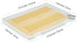 Mickiewicz 4 Pack A4 Paper Storage Box, 8.5 x 11 Plastic Portable Project Case for US letter Size, Plastic Multi-Purpose Thick Scrapbook Storage Box for Office,Craft or Art Supplies by Mickiewicz
