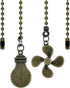 Ceiling Fan Pull Chain Extender, 2 Pcs 12 Inches Long Ceiling Fan