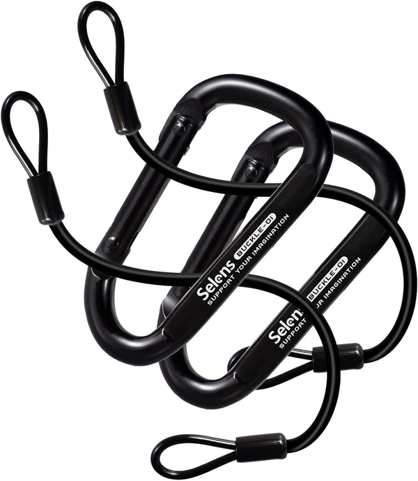 Selens Electrical Tape Holder - Quick Lock Steel Clip with 15" Hanging Rope for Photography and Film Production