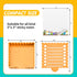 Cute Sticky Notes Holder with Stencil, Wavy Self-Stick Notepad Holder, Note Dispenser for Desk