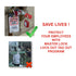 Master Lock S2390 Lockout Tagout Miniature Circuit Breaker Lockout,Red, Standard Toggles