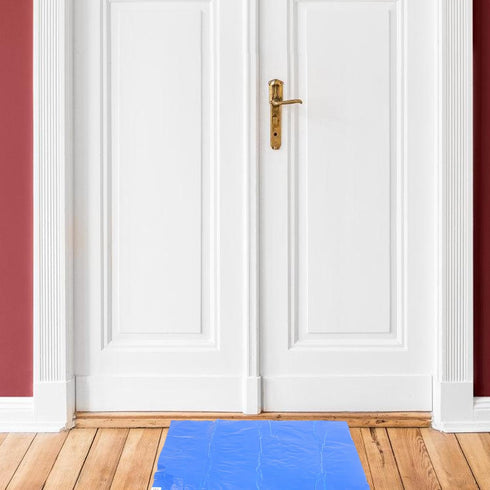 Baluue Sticky Mats, 24''×18'' Cleanroom Tacky Pads, Blue Tacky Mats for Laboratory, Hospital, Office, Home