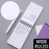 QiCheng Pocket Notebook, Small Notepad, 3X5 Inches, 6 Blank Spiral Notebooks