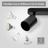 SGGSHENNAN 2 Gu10 (Black-2 Adjustable Spotlight Ceiling Light Fixture Light Track Lighting Indoor Directional Light