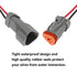 AITRIP 6 Kit 3Pin Way Electrical Wire Connector, 3Way DT Automotive Waterproof Male Female Plug for Car