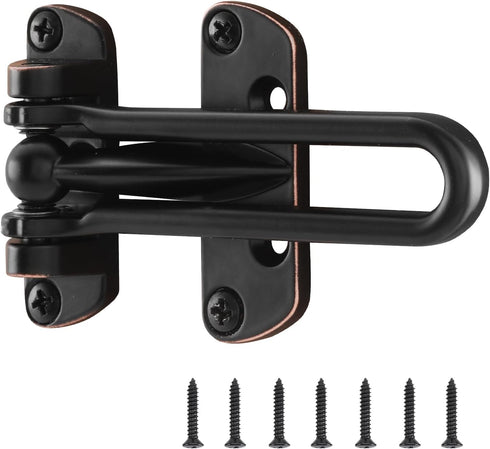 WellMade Swing Bar Door Lock Latch,Door Security Latch for Kids Safety and Home