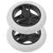 Amosfun 2pcs Laundry Cart Wheel Replacement for Shopping Trolley Grocery Trolley Rolling