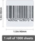 8.2mhz 1000 Security Tags Soft Labels Sticker, pcs Retail Anti-Theft Equipment Prevention EAS System