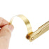 uxcell Metric Thickness Feeler Gauge: 0.05-1mm 13 Blades Brass Measuring Tool for Width Gap
